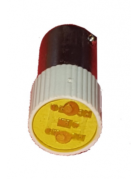 Ba9s 24 Vac dc lâmpada LED amarela