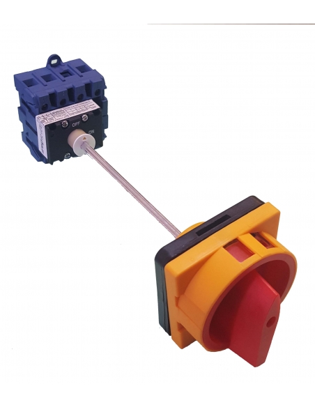 Tretrapolar disconnector switch (4P) 25A cabinet bottom