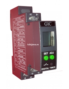 Temporizador multifuncional digital din rail