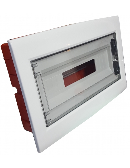 Distribution cabinet 12 modules for recessing