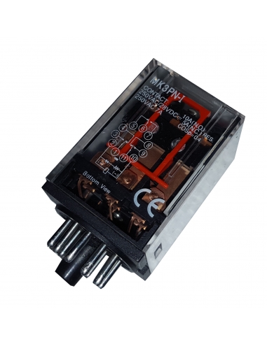 Power relay 3 contacts 230VAC light indication