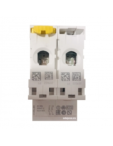 MCB circuit breaker 2 poles 32A (2x32A) IC60N C 6kA - Schneider