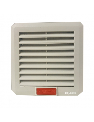 Grade com filtro e ventilador 110x110mm