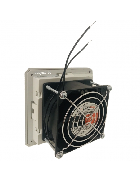 Grade com filtro e ventilador 110x110mm