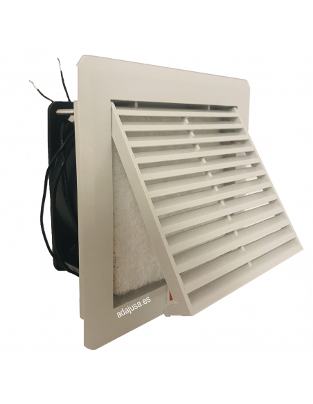 Grid with filter and fan 160x160mm