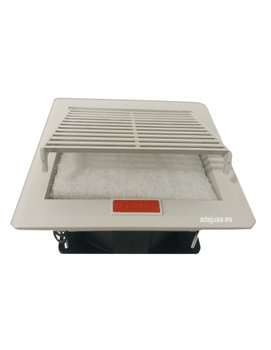 Grid with filter and fan 160x160mm
