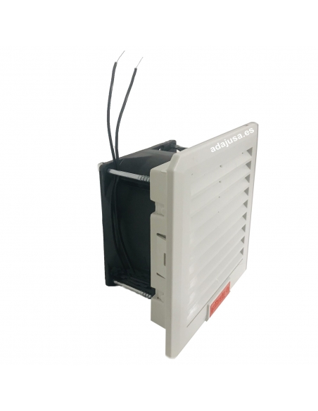 Grade com filtro e ventilador 110x110mm