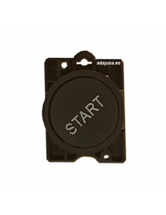 Inscrição de botão preto "START" contato aberto completo (NÃO) - OUTLET 2