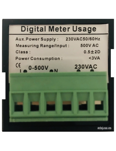 Voltimeter digital DP-48V 48x48