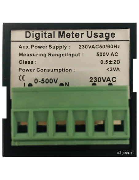 Voltimeter digital DP-48V 48x48