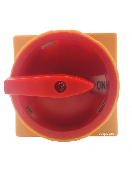 Three-phase cam switch 20A Yellow-red control