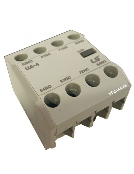 Block 4 contacts 2NA 2NC front for contactors -  LS