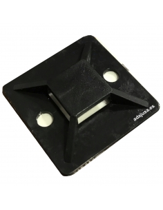 Base de 25x25mm para flanges de fixação de cabos - saco de 100 unidades 2