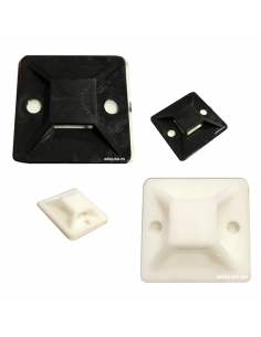 30x30mm base for cable fastening flanges - 100-unit bag