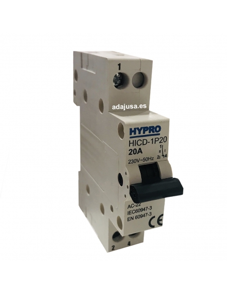 Modular switch 1 pole 20A