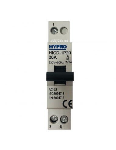 Modular switch 1 pole 20A