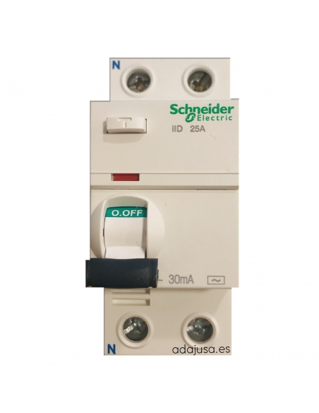 Single-phase differential 40A 30mA AC iID - Schneider