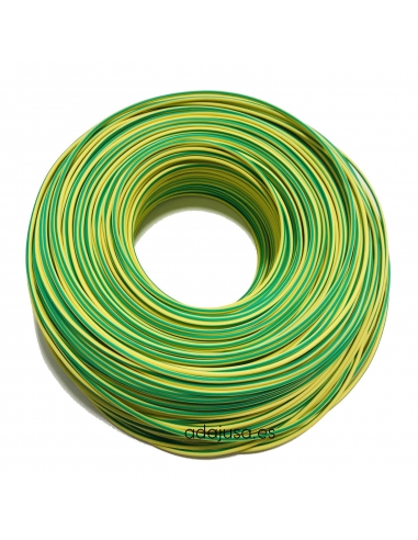 Unipolar flexible cable roll 2.5 mm2 earth color 200m