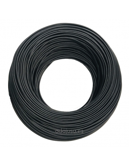 Rolo de cabo flexível unipolar 4 mm2 preto 100m