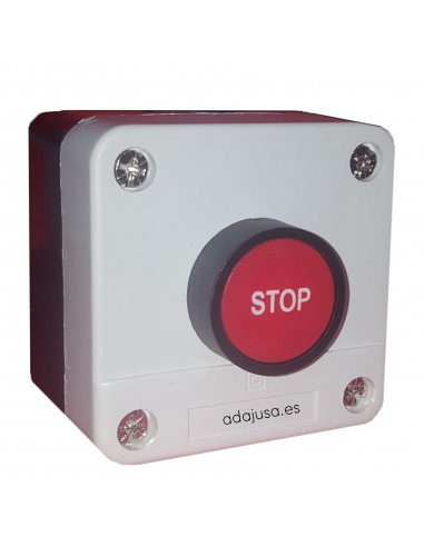 Stop push-button box - Full stop ADJ-E