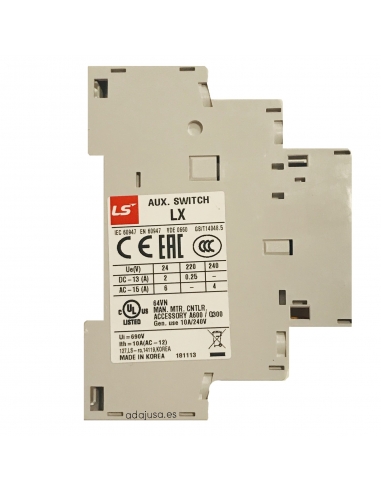 Disjuntor de contato lateral MMS-32 1NO 1NC - LS