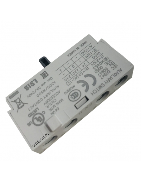 Front contact circuit breaker MMS-32 1NO 1NC -  LS
