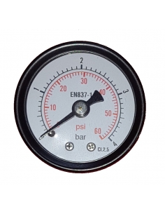 Medidor de pressão 40 1/8 0-4 Kgr caixa em plástico - Metal Work 2