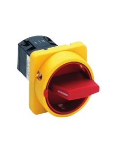 Interruptor de câmera trifásico 20A Amarelo-vermelho Tamanho 67