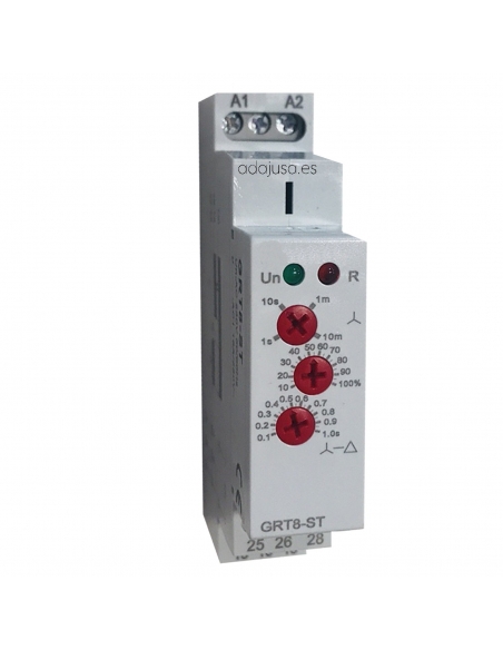 star-delta timer 230Vac DIN rail