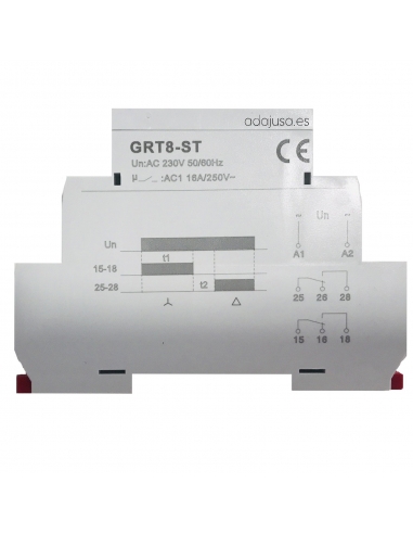 star-delta timer 230Vac DIN rail