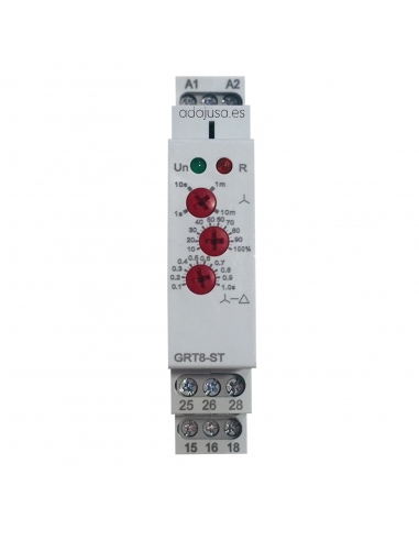 star-delta timer 230Vac DIN rail