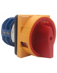 Interruptor de câmera trifásico 20A controle amarelo-vermelho