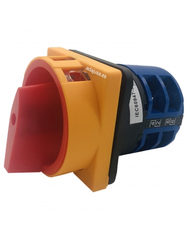 Three-phase cam switch 20A Yellow-red control