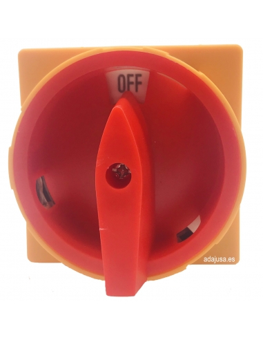 Three-phase cam switch 20A Yellow-red control
