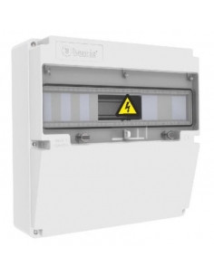 340x340x140mm HALOgen-free ABS power outlet box IP44