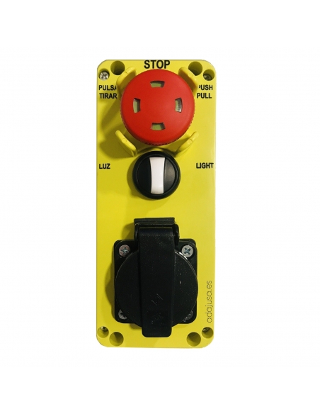 Luz de caixa de emergência e série plugue GM403A - Giovenzana