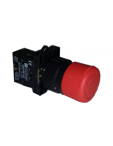 Emergency stop pushbutton diameter 30 mm complete