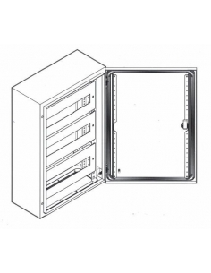 Chassi 78 módulos 3 linhas 600x600 Chapa metálica - ASJD 2