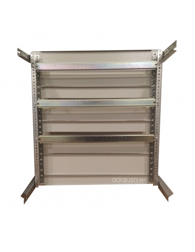 Chassi 78 módulos 3 linhas 600x600 Chapa metálica - ASJD