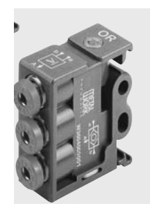 Pneumatic logic valve function O Metal Work - ADAJUSA 2