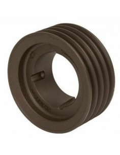 Pulley V-belt SPA 100x4 slots taper T1615 - adajusa.com.a