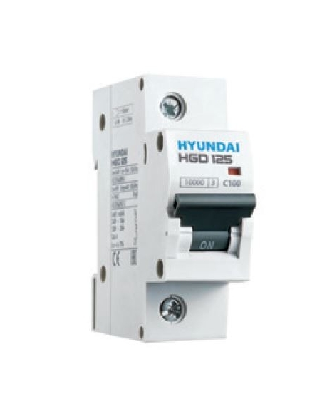 1 Pólo disjuntor 80A 10kA - Hyundai Electric
