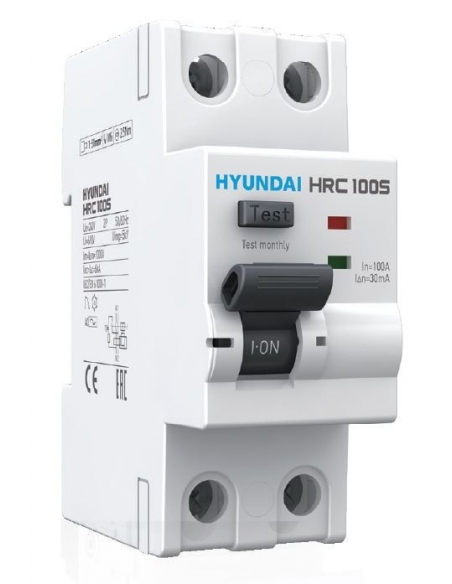 Diferencial de 2 pólos 63A 30mA - Hyundai Electric