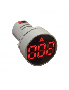 0-100 Painel Digital Ammeter Circular 22mm