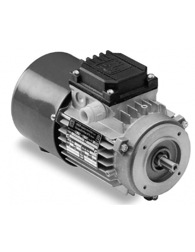 Three-phase motor 1.1Kw 1.5HP with brake 230/400V 3000 rpm B14 flange - MGM