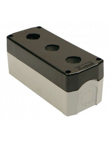 Button box 3 element diameter 22 plastic IP44 - BE series