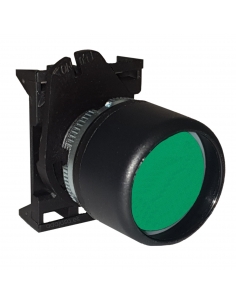 Green switch push-button head with interlock - Giovenzana