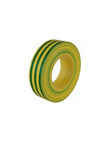 19mmx0.15mm Fita isolante amarela/verde 10m bobina