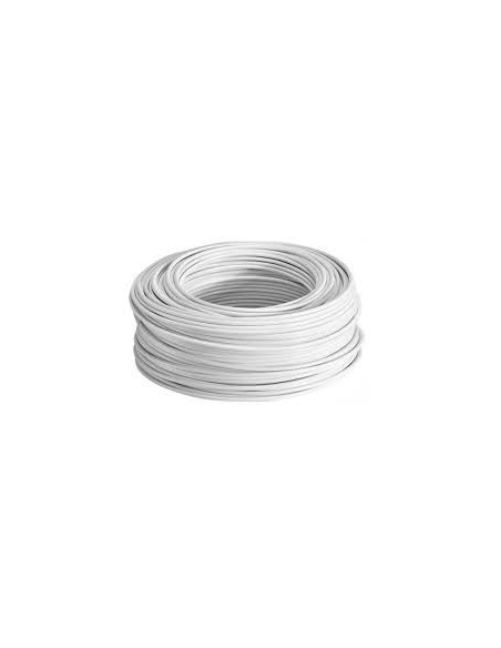 Unipolar flexible cable roll 0.75 mm white 100m