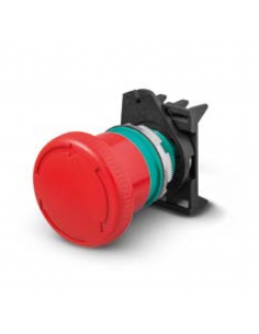 Emergency push button head 40mm unlocking turn - Giovenzana adajusa 2